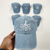 Blue Denim GFM Logo Dad Hat